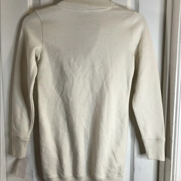 NEW Ralph Lauren Youth Girls Tunic Sweatshirt -IVORY- Dress Size Medium - Picture 2 of 9